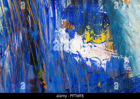 Detail of the Painting as a Background. Stock Photo