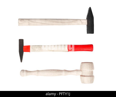 hammers set on white Stock Photo
