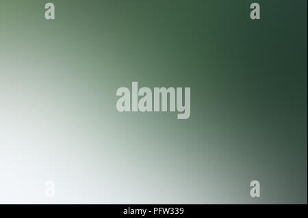 gloomy green and white gradient background, from dark to light Stock Photo