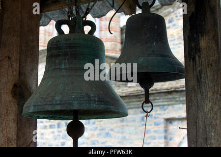 Old orthodox monastery bells Stock Photo