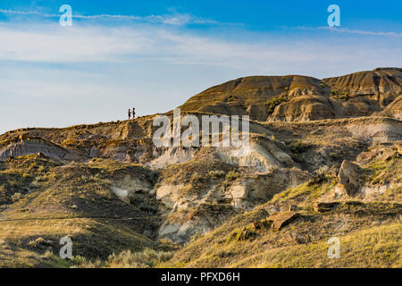 badlands, Dinosaur Provincial Park, Alberta, Canada. Stock Photo