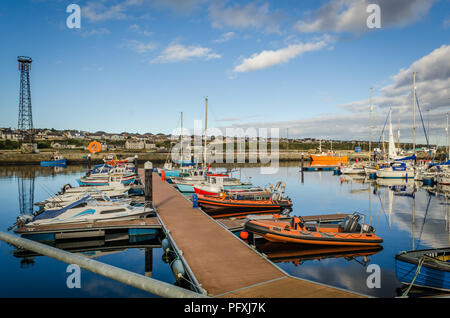 Wick harbour ,Scotland Stock Photo
