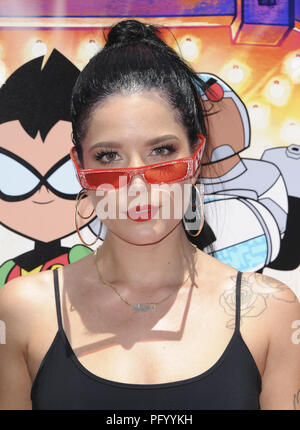 Film Premiere Teen Titans Go  Featuring: Halsey Where: Los Angeles, California, United States When: 22 Jul 2018 Credit: Apega/WENN.com Stock Photo