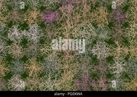 Messy Random Line Abstract geometric background with shape of messy random line circles ...