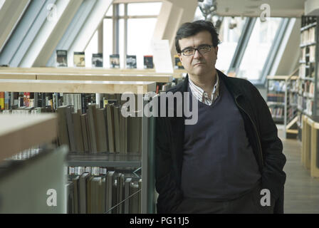 Berlin, 23.02.2011: Portrait Javier Cercas, writer, professor of Spanish literature at the University of Girona and author Stock Photo