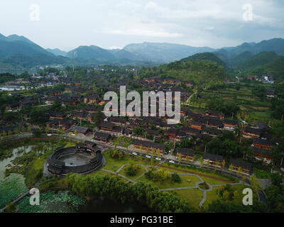 Zunyi, Zunyi, China. 23rd Aug, 2018. Zunyi, CHINA-Aerial photography of ...