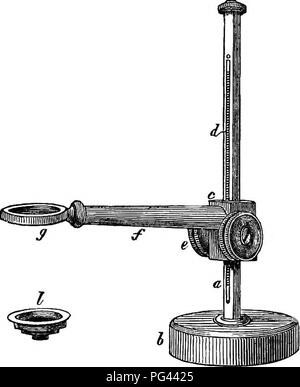 This treatise covers the use of microscopes for studying various biological and mineral specimens. It explains methods of preparing and examining samples, offering practical guidance for students and researchers in microscopy. Stock Photo