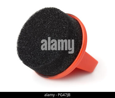 Shoe shine sponge, isolated on white Stock Photo - Alamy