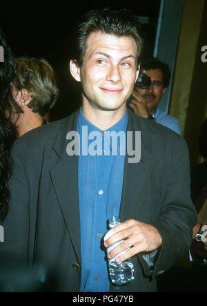 WESTWOOD, CA - JULY 29: Actor Christian Slater attends the 'Buffy, the Vampire Slayer' Westwood Premiere on July 29, 1992 at Mann's Village Theatre in Westwood, California. Photo by Barry King/Alamy Stock Photo Stock Photo