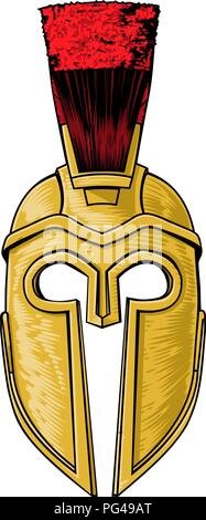helmet spartan roman greek icon doodle illustration Stock Vector Image ...