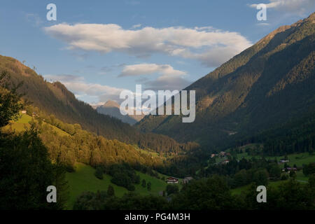 Mountains and village near Schladming, Austria on a summer's day Stock Photo