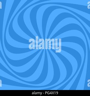 Spiral abstract background - graphic design from spinned rays Stock Vector