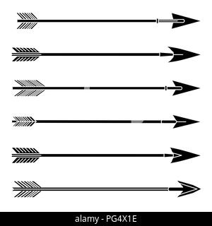 silhouette of a bow and quiver silhouette of a bow and quiver