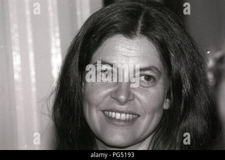 Susanna Kovacs, journalist and wife of the economist Janos Matyas Kovacs, at a meeting of the IWM (Institute for Human Sciences) in Vienna. Stock Photo