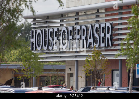 Interior of House of Fraser Department Store in Guildford, Surrey, England,  UK. Polo Ralph Lauren range of clothing on display Stock Photo - Alamy