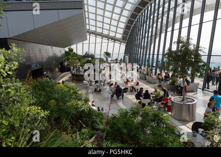 Sky garden at 20 Fenchurch Street, London Stock Photo