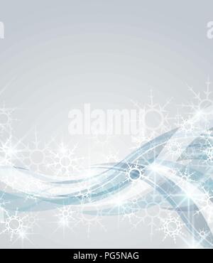 Snow and stars falling on the background. EPS 8 Stock Vector Image ...