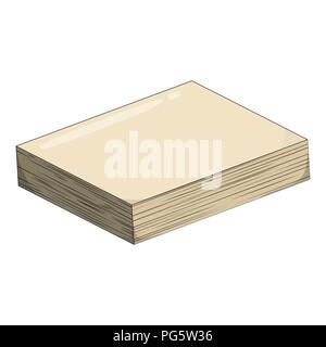 heap of paperwork sheet cartoon vector design isolated on white background Stock Vector
