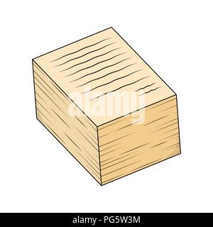 heap of paperwork sheet cartoon vector design isolated on white background Stock Vector