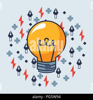 creative idea card Stock Vector