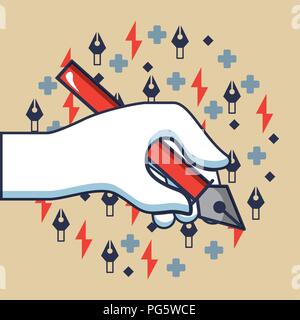 creative idea card Stock Vector