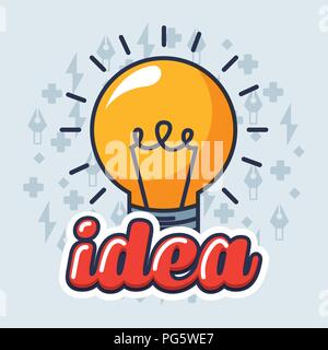 creative idea card Stock Vector