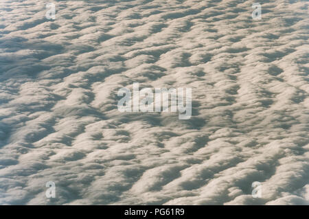 Fluffy white clouds Stock Photo