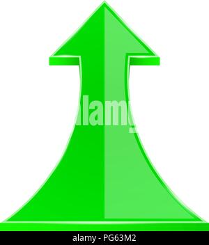 Green UP arrow Stock Vector