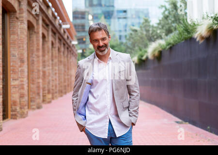 Portrait of casual businessman Stock Photo