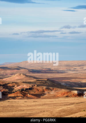 Landscape seen from Ruta 40 near Perito Moreno Town, Santa Cruz Province, Patagonia, Argentina Stock Photo