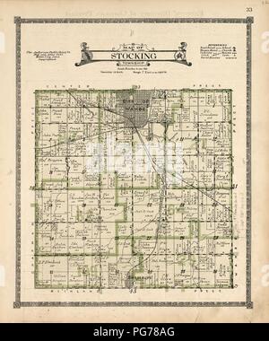 Atlas of Saunders County Nebraska - Atlas Of Saunders County Nebraska Containing Maps Of Townships Of The County Maps Of State United States And World Farmers Directory Analysis Of The System Of Us Land Surveys Pg78ag 