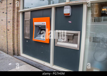 ING ATM Outside At Amsterdam The Netherlands 2018 Stock Photo