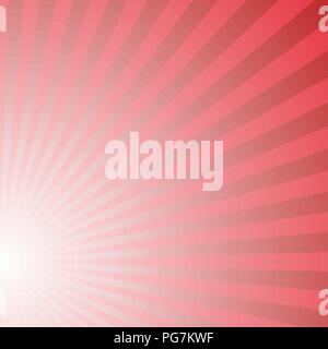 Asymmetrical abstract gradient sun rays background design Stock Vector