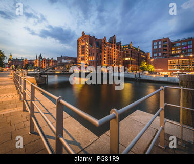 Germany, Hamburg, Hafencity, view to Maritime Museum Stock Photo