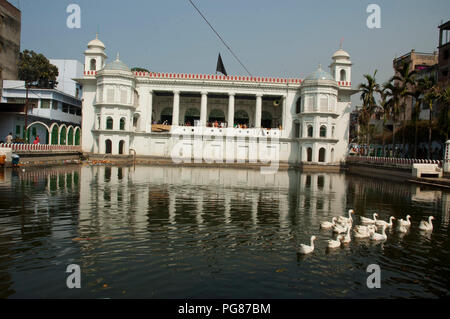 The ancient building of Hussaini Dalan is one of the oldest monuments of Dhaka. Mir Murad the superintendent of the Nawara (Fleet of Boats) estates of Stock Photo