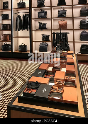 Men's product display in a Coach Store, Atlantic City, New Jersey, USA  Stock Photo - Alamy