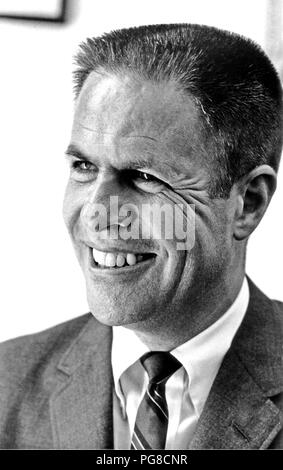 Portrait of H. R. 'Bob' Haldeman taken in Washington, D.C. on May 26, 1969. He served as Chief of Staff for United States President Richard M. Nixon until his forced resignation on April 30, 1973 for his involvement in the Watergate Affair. Haldeman served 18 months in prison for his role in Watergate. He was born Harry Robbins Haldeman on October 27, 1926 in Los Angeles, California. He died of cancer at his home in Santa Barbara, California on November 12, 1993.Credit: Ron Sachs / CNP +++(c) dpa - Report+++ | usage worldwide Stock Photo