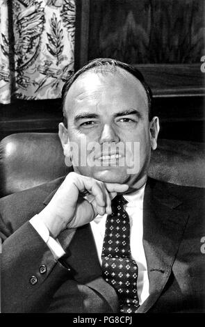 Portrait of John D. Ehrlichman taken in Washington, D.C. onMay 13, 1969. He served as Domestic Affairs Advisor to United States President Richard M. Nixon until his forced resignation on April 30, 1973 for his involvement in the Watergate Affair. Ehrlichman served 18 months in prison for his role in Watergate. He was born John Daniel Ehrlichman on March 20, 1925 in Tacoma, Washington. He died of complications from diabetes at his home in Atlanta, Georgia on February 14, 1999.Credit: White House / CNP  +++(c) dpa - Report+++ | usage worldwide Stock Photo