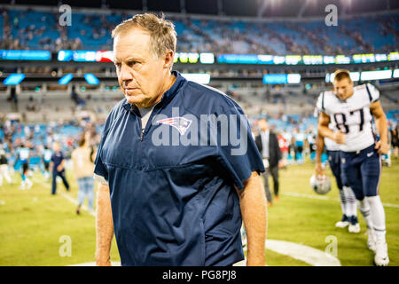 North Carolina coach Bill Belichick arrives for an NCAA college ...