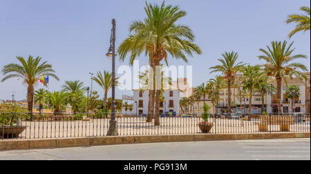 Public Park in Albox, small Rural town in Andalucia Spain Stock Photo