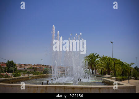 Water Fountain in Albox, small rural town in Andalucia Spain Stock Photo