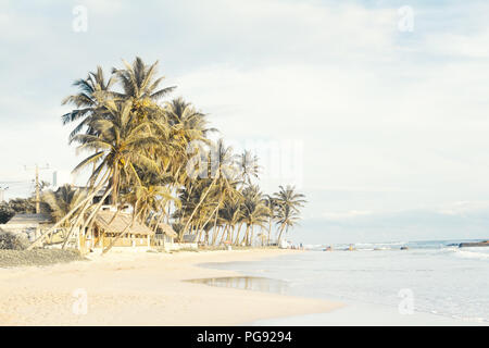 perfect tropical beach with white sand Stock Photo