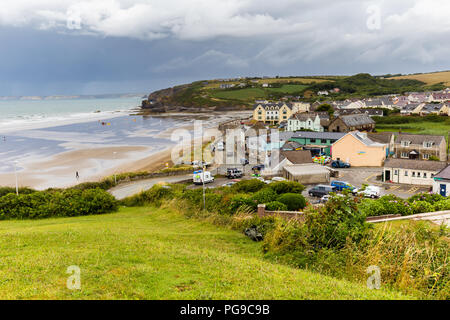 Broad Haven in Pembrokeshire, Wales, UK Stock Photo