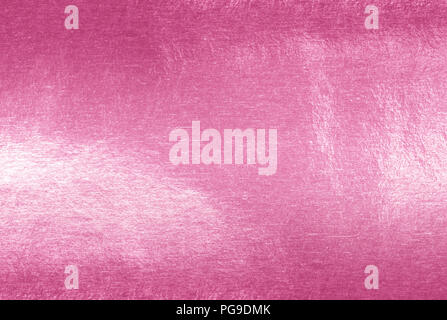 Rose Gold foil texture background Abstract red metallic sheet Stock Photo