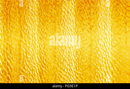 Shiny yellow leaf gold foil texture background/ Stock Photo