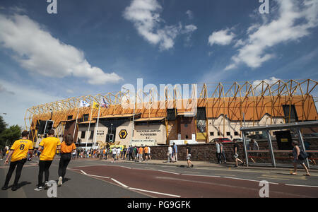 Wolverhampton Wanderers FC Molineux Stadium pictures shot on Waterloo Street , Wolverhampton. Stock Photo