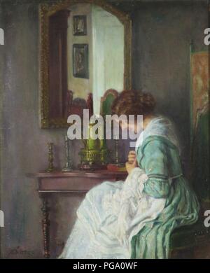 4 August Rieper Die Näharbeit Stock Photo - Alamy