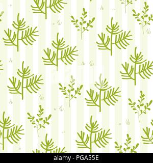 Pine tree pattern. Simple illustration of pine tree vector pattern for web or wallpapers Stock Vector