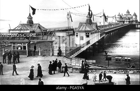 Weston-super-Mare Pier, early 1900s Stock Photo