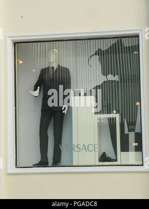 Facade of Store, Versace, São Paulo, Brazil Stock Photo